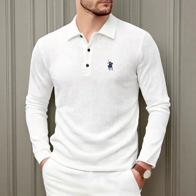 Camisa Polo Manga Longa Premium