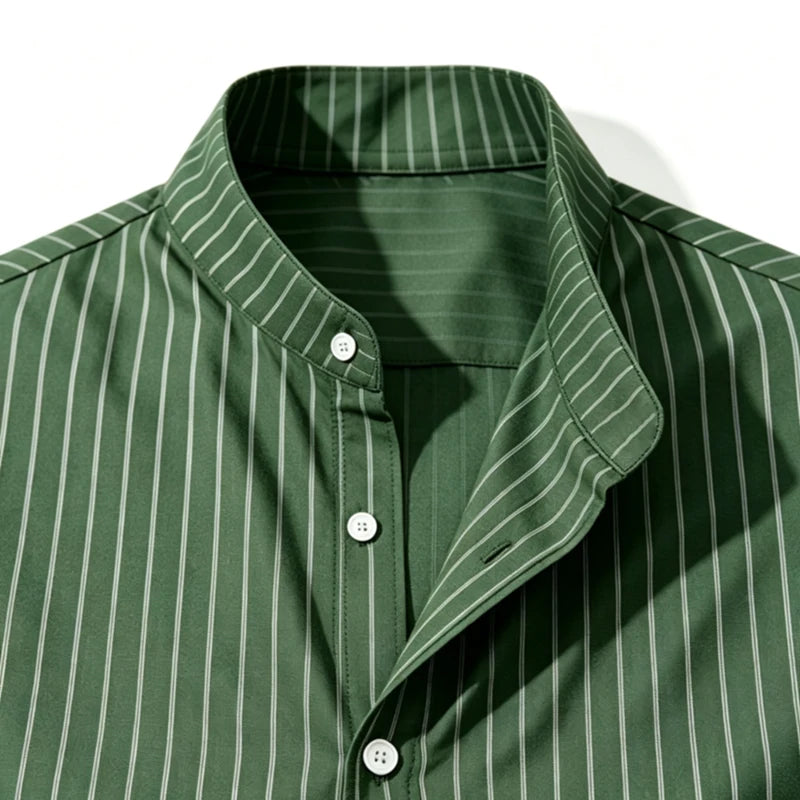 Camisa de Linho Listrada