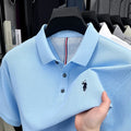 Camiseta Polo de Manga Curta Premium 100% Algodão