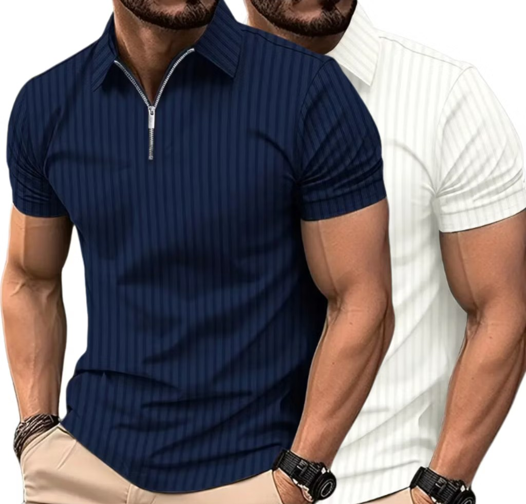 Kit 2 Camisas Polo Italiana Canelada