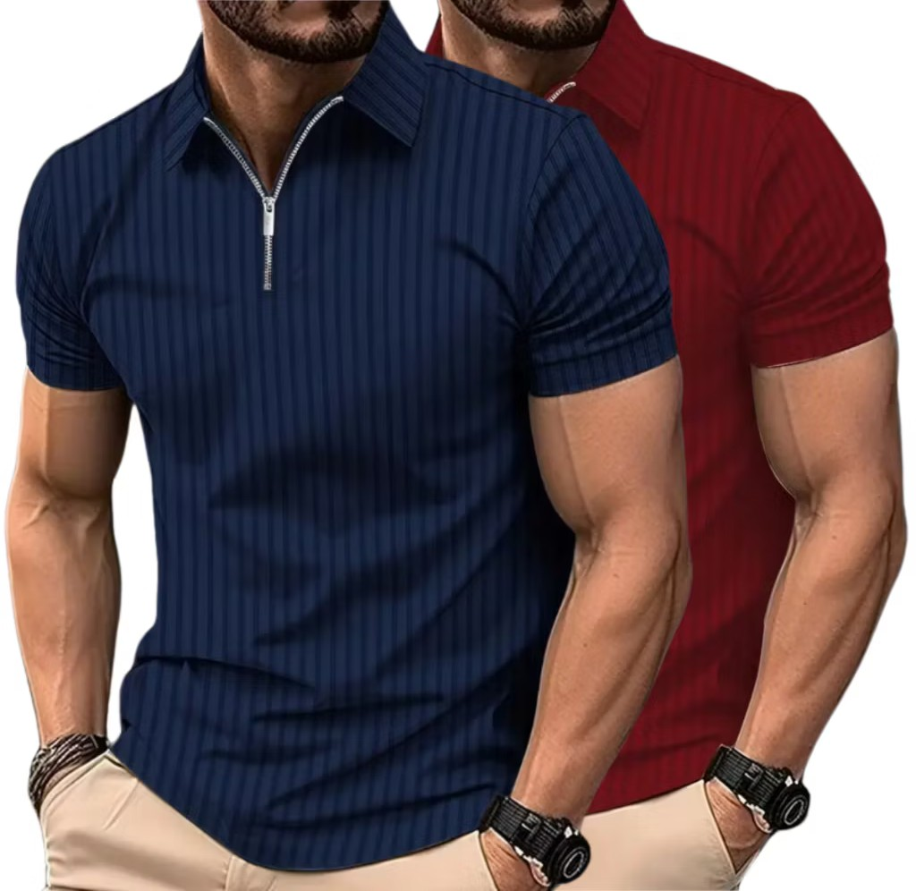 Kit 2 Camisas Polo Italiana Canelada