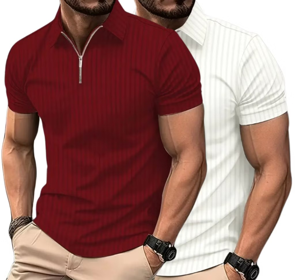 Kit 2 Camisas Polo Italiana Canelada