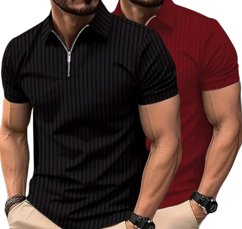 Kit 2 Camisas Polo Italiana Canelada