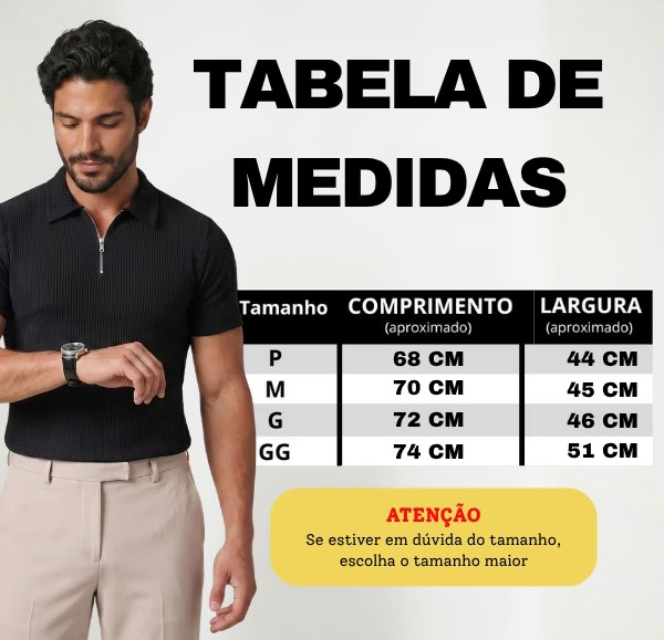 Kit 2 Camisas Polo Italiana Canelada